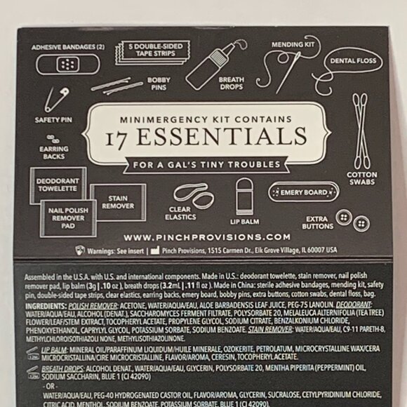 PINCH Minimergency Kit - For her 17 Beauty & Personal Car Essentials - Picture 3 of 13
